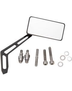 Pro One 102472AB Weekend Warrior Billet Aluminum Left Rectangular Mirror Harley