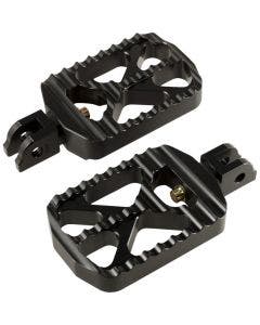 Joker Machine Black Bear Claw Drivers Footpegs 4 Harley M8 Softail