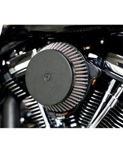 LA Choppers LA-2392-03B Black Round Aluminum Air Cleaner Kit Harley M8 17-Up