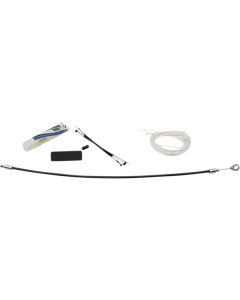 FBI EZ Install 10-12" Black Handlebar Install Kit 4 Harley 08-13 Touring Cable