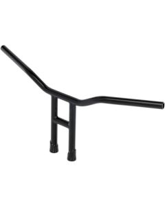 Biltwell 6222-2016 12" Tyson T-Bar Slotted Black 1" Handlebar Harley