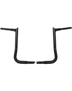 FBI Fat Baggers Black 14" EZ Install Pointed Handlebars Harley Batwing 86-22