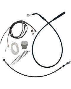 FBI EZ Install Plus 12" Black Handlebar Install Kit 4 Harley 21-25 Touring