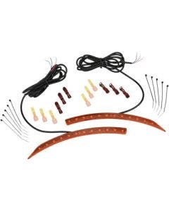 Show Chrome 41-187 Front Fender Amber LED Light Kit Can-Am Ryker ACE 19-Up