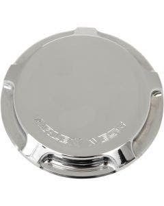 Arlen Ness Chrome Beveled Non-Vented Gas Cap Harley 96-16 Softail Dyna Sportster