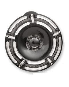 Arlen Ness Slot Track Black Cut Electric Horn For Harley Universal Fitment