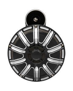 Arlen Ness 10 Gauge Gloss Black Horn for Harley or Metric Custom Applications 