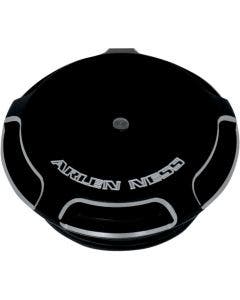 Arlen Ness Black Beveled LED Fuel Gauge Gas Cap Harley 96-16 Softail Dyna XL