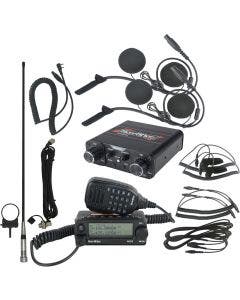 NavAtlas 2 Person In-Helmet Communication Package Intercom Headset & Radio