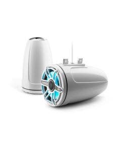JL Audio 7.7-Inch Enclosed Tower Coaxial System Gloss White W/Transflective LED Sport Grille