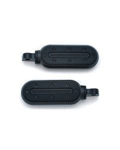 Kuryakyn Heavy Industry Satin Black Male Mount Foot Pegs for Harley FL Softail Dyna XL 7032