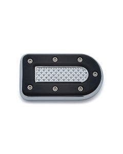 Kuryakyn Heavy Industry Chrome FX Brake Pedal Pad for Harley Softail Dyna XL 7037