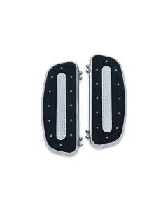 Kuryakyn Chrome Driver Front Heavy Industry Floorboards Boards Harley FLH FLST FLD 7041