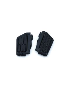 Kuryakyn Gloss Black Transformer Passenger Floorboards for 01-16 GL1800 & F6B