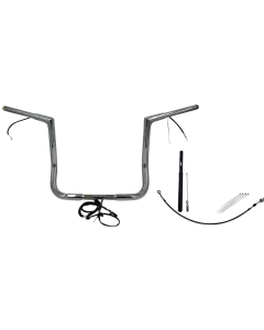 FBI Flat Top Plug n Play EZ 1-1/4" Handlebar Kit Harley 21-23 FLH/T