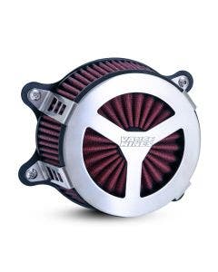 Vance & Hines 71458 Brushed VO2 Radiant III Air Cleaner Harley Big Twin Cam 00-17