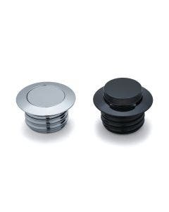 Kuryakyn Black Pop Up Non Vented Screw Gas Cap Harley 96-16 Softail FXD XL 7175