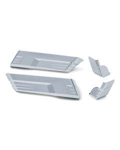 Kuryakyn 7190 Chrome Speedform Saddlebag Extensions 14-18 Harley Touring FLH/T