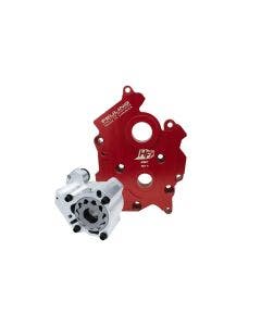 Feuling 7196 Billet Red HP+ Hi-Flow Oil Pump & Cam plate Kit 17-22 Harley M8