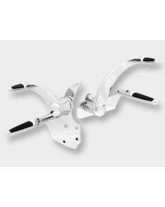 Hawg Halters HHI FCK-F14CE-FR Chrome Forward Control Kit w/ Pegs H-D FLH 14-Up