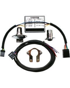 Khrome Werks 720753 4 to 5 Wire Converter with Bracket for Harley 14-20 FLH/T