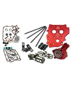 Feuling Race 574 Gear Drive Cam Kit w/ 1 PC Pushrods Full Travel Lifters 07-17