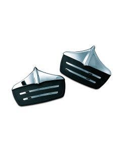 Kuryakyn Chrome Accent Mud Flaps for Harley-Davidson Trike Models 2011-2017