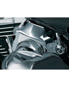 Kuryakyn Chrome Throttle Body Cover for Harley Twin Cam Models with Hyperchargers