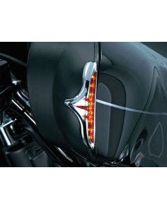 Kuryakyn Run-Turn Edge Chrome Accents for Harley Batwing Fairing (ea)