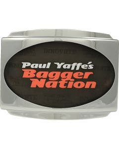 Paul Yaffe CVO Stealth 3 Chrome License Plate Frame 4 Harley