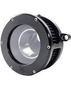 Feuling Black Clear Outer Cover W/Black Filter BA Air Cleaner Kit Harley 23-24