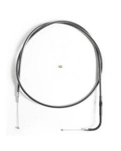 Magnum KARBONFIBR 47 1/2" Throttle Cable Smooth 90 Degree Harley Big Twin 84-17