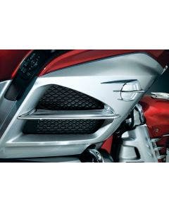 Kuryakyn Chrome Fairing / Vent Spear Shape Fins for Honda Goldwing Models 12-15