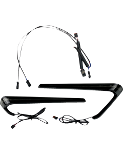 Custom Dynamics Smoke Lens Saddlebag LED Lights 4 Harley 18-24 Softail