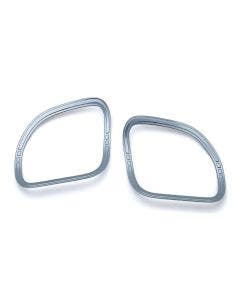 Kuryakyn Chrome Tri Line Speaker Grill Accents for Harley Road Glide FLTR 15 | 7385