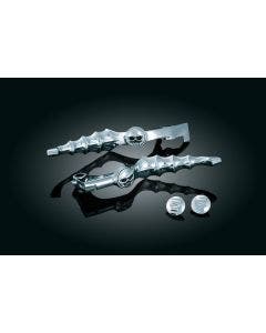 Kuryakyn Chrome Zombie Brake Clutch Levers Honda Shadow Nighthawk Fury Spirit