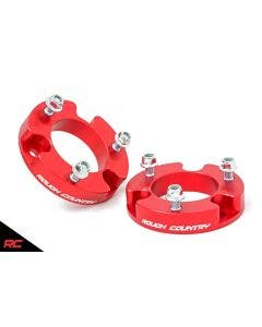 Rough Country 744RED 2" Leveling Kit 2005-2019 Toyota Tacoma Suspension Kit Red