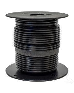 RHOX ACC-0111 Black 16 Gauge AWG Primary Power Wire Cable Spool 100' Feet 100ft