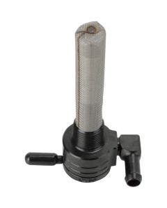 Golan Black 75-516B-BLK Click-Slick 3/8" NPT Backward Rear Facing Fuel Petcock