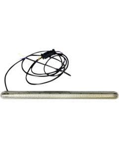 Custom Dynamics Dynamic 4.5" Red LED Light Bar Smoke Plug & Play Universal 12V
