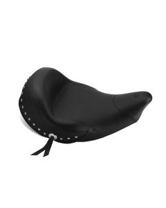 Mustang 75362 Black Studded Wide Touring Solo Seat w/o Backrest 14-16 Indian 0810-1631 08101631 486053