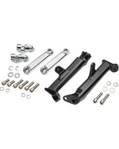 Ciro Frame Mounted Chrome Highway Peg Mount Kit for Harley 09-24 Touring