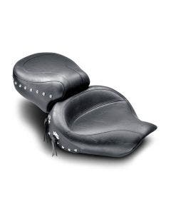 Mustang 75530 Studded Wide Style 2 up Seat for Harley Dyna FXD Models 96-03