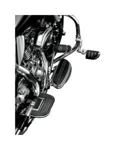 Kuryakyn Chrome Longhorn Offset Trident Highway Pegs 1-1/4" Engine Guard