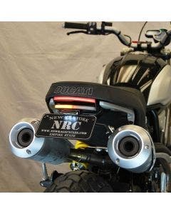 New Rage Cycles Fender Eliminator Kit w/ LED Lights '18 Ducati Scrambler 1100