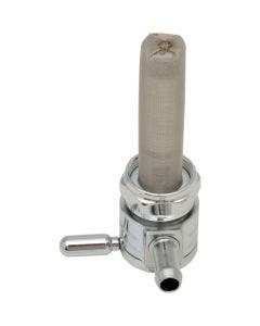 Golan Chrome 76-312S-CS Click-Slick 22mm Straight Facing Fuel Petcock Harley