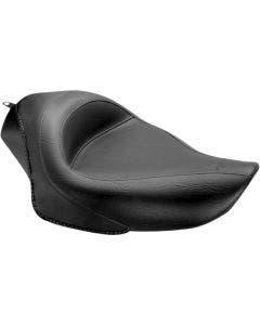 Mustang Solo Vintage Black Seat 4 Harley 04-21 XL W/ 3.3 Gallon Tank