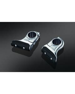 Kuryakyn Chrome Toe Rest Cruise Pegs for Victory Indian & Univ 1-1/4" Bars Pair | 7615