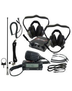 NavAtlas 2 Person Behind The Neck Communication Package Intercom Headset & Radio
