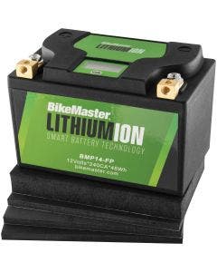 BikeMaster Lithium-Ion Battery 2.0 w/ LCD 12V 240CA 48Wh LiFeP04 BMP14-FP
